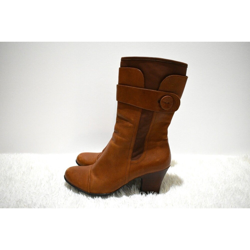 BORN Crown Leather Chestnut Brown Boot Women's Size US 11 M /EU 43 /UK 9